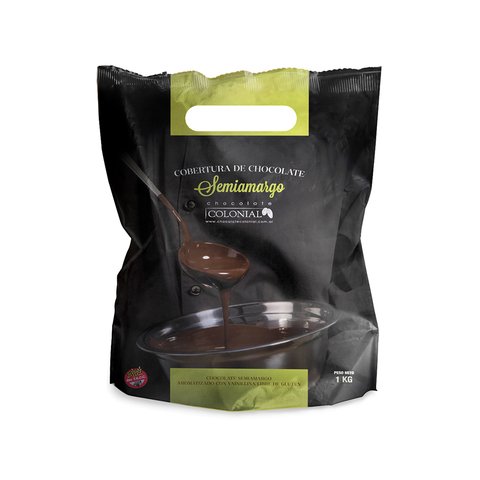 Chocolate Cobertura Semi Amargo 1 kg. - Sin Tacc - COLONIAL
