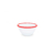 Bowl Enlozado Borde Rojo Ø 14x7 cm - Nonfork® Enamelware