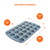 Molde para Muffins Mini 24 cav - Wilton® - comprar online