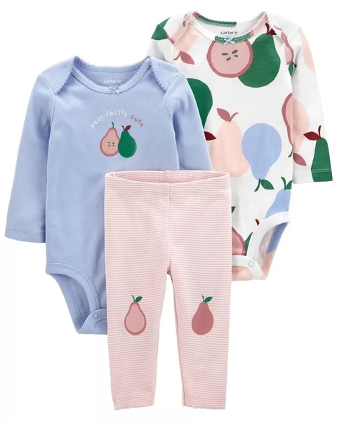 Kit com 3 peças - Carter's - Pear