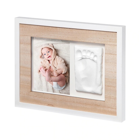 Porta-retrato de madeira com molde - Tiny Style