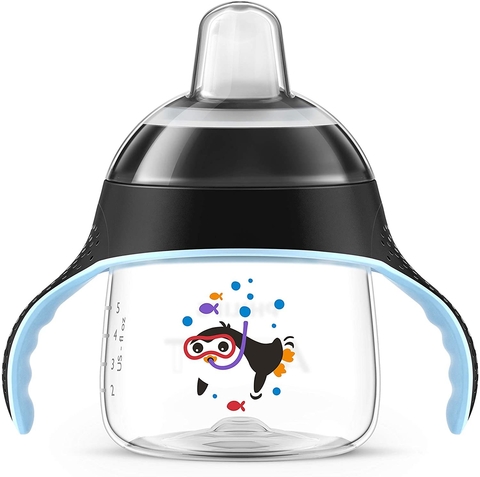 Copo de Transição Pinguim Preto - 200 ml - Philips Avent - loja online