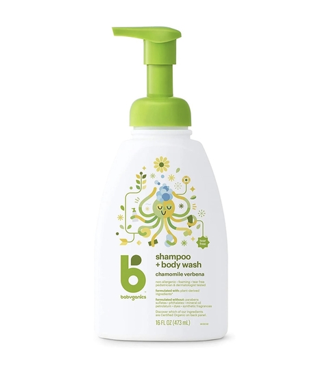 Babyganics Shampoo + Body Wash (sabonete) Orgânico 473ml