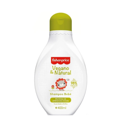 Shampoo Bebê Vegano Fisher-Price 400ML, Fisher-Price