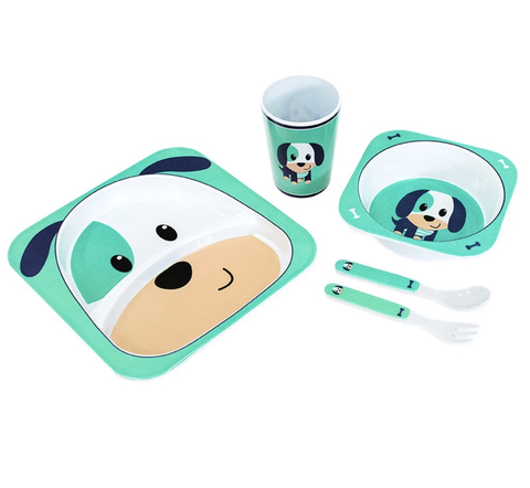 Kit Alimentação Infantil Turminha Animal 5 Peças (Diversos Modelos) – Unik Baby - loja online