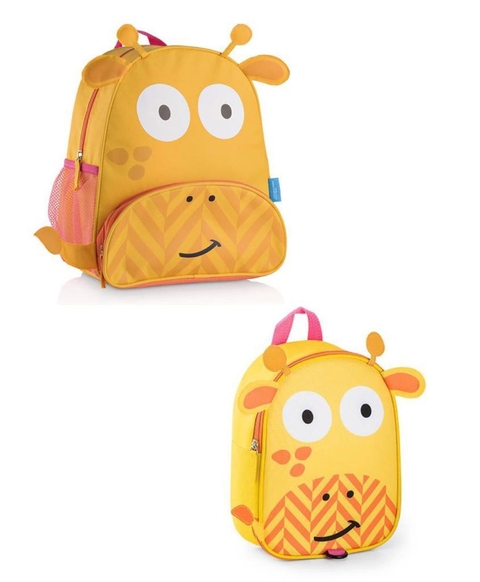 Kit Mochila Infantil + Lancheira Multikids Baby Zoo (GIRAFA OU GATINHA)