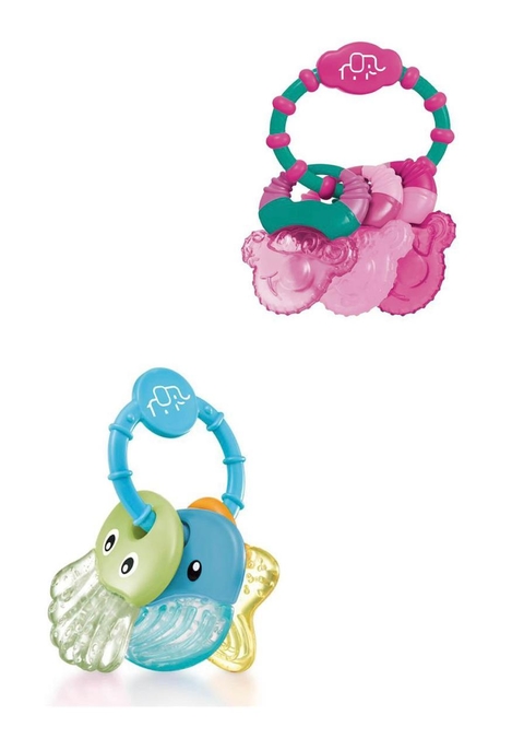 Mordedor Com Gel Cool Rings (Colorido) Multikids Baby