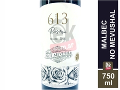 VINO TINTO MALBEC NO MEVUSHAL "613" - comprar online