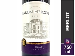 VIno tinto Merlot 750ml "Baron Herzog"