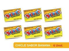 Chicle Bazooka Banana 6 unidades