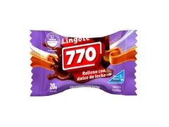 Lingote de chocolate relleno de ddl 20g "770"