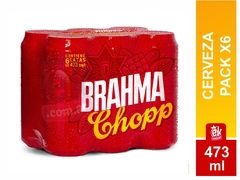 Cerveza pack x 6 "Brahma"