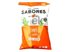 Chips de Zanahoria y sal marina 80g "Nuestros Sabores"