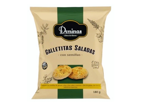 Galletitas saladas con semillas "Doninas"