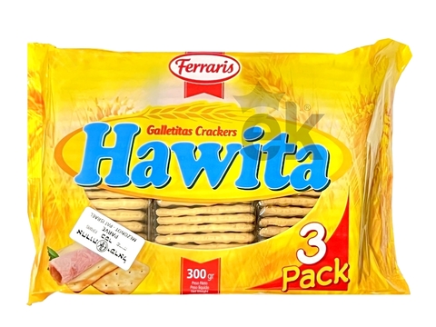 GALLETITAS DE AGUA X 3 UNIDADES "HAWITA"