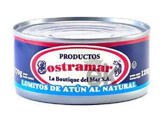 Lomitos de atun al natural "Ostramar"