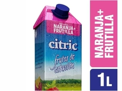 Jugo de naranja y frutilla 1lt. "Citric"