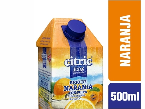 Jugo de naranja con pulpa 500ml "Citric"