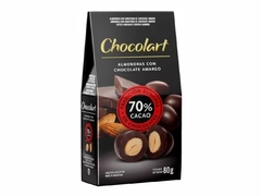 Almendras con chocolate amargo 80g "Chocolart"
