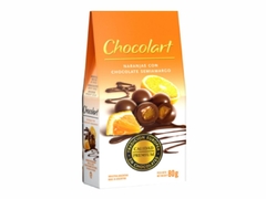 Chocolate semiamargo relleno de naranja 80g "Chocolart"