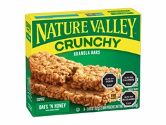Caja de barritas de granola con avena y miel 6 u. "Nature Valley"