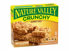 Caja de barritas de granola con almendras tostadas 6 u. "Nature Valley"