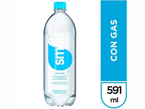 Agua mineral con Gas 591ml "Smart Water"