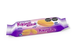 Galletita de vainilla rellena de frutilla 65g "Kukina"