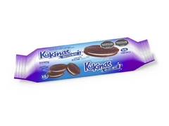 Galletita de chocolate rellena de vainilla 65g "Kukinas"