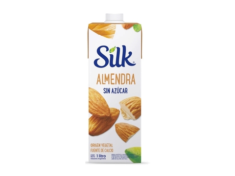 Leche de almendras sin azucar 1 lt "Silk"