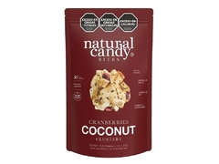Snack de coco con arándano (rojo) 120g "Natural Candy"