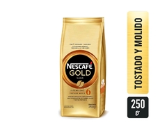 Cafe tostado y molido gold 6 250g "Nescafe"