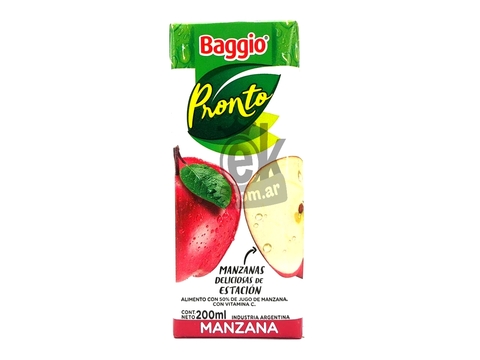 Jugo de manzana 200ml "Baggio"