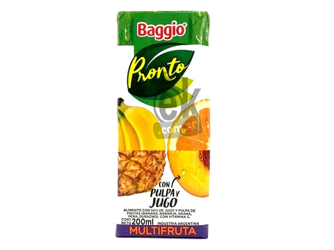 Jugo multifruta 200ml "Baggio"