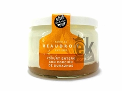 Yogurt entero con duraznos "Beaudroit" - comprar online