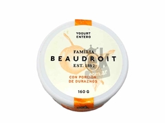 Yogurt entero con duraznos "Beaudroit" en internet
