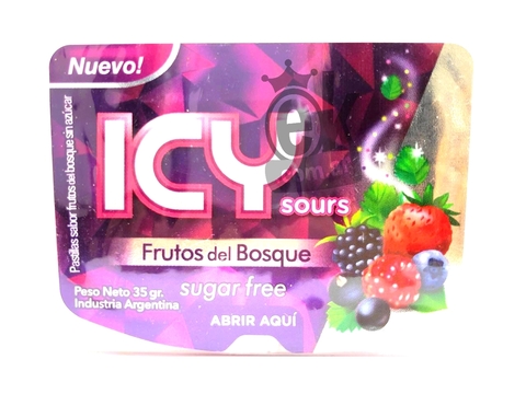 Pastillas de frutos del bosque sin azúcar "Icy"