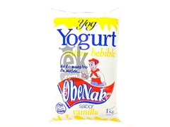 Yogurt Bebible sabor Vainilla "Obenak"