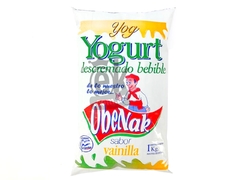 Yogurt Bebible Descremado sabor Vainilla "Obenak"