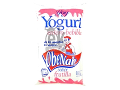 Yogurt Bebible sabor Frutilla "Obenak"