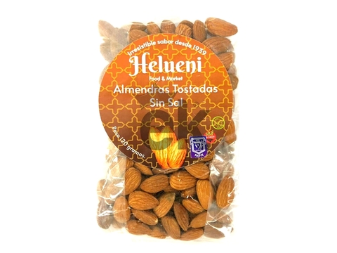 Almendras tostadas sin sal 120g "Helueni"