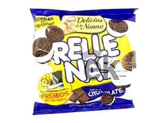 Galletitas de chocolate rellenas de vainilla 160g "Delicias de la Nonna"