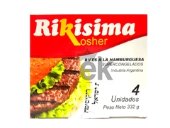 HAMBURGUESAS X 4 "RIKISIMA KOSHER" - comprar online