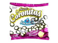 Mini coronitas de chocolate blanco 140g "Fachitas" - comprar online