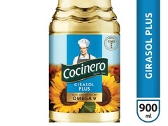 Aceite de girasol 900ml "Cocinero"