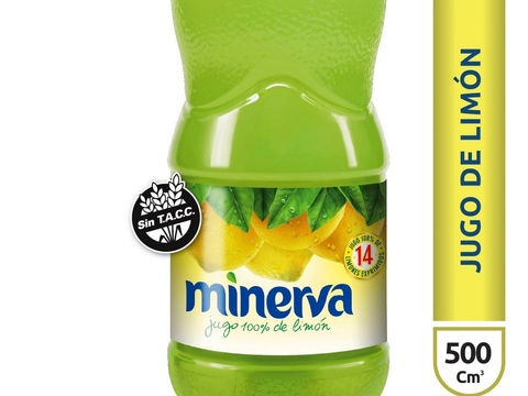 Jugo de limon 500ml "Minerva"