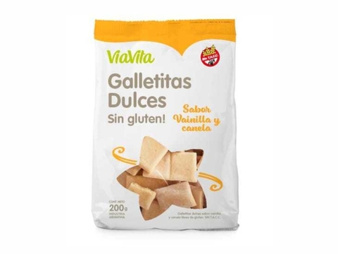 Galletitas dulces sin gluten 200g "Via Vita"