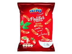 Snack tipo chisito sabor ketchup "Peipo"