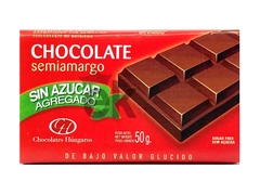 Chocolate semiamargo sin azucar agregada "Chocolates H"