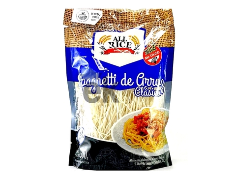 Spaghetti de arroz clásico sin tacc 300g "All Rice"